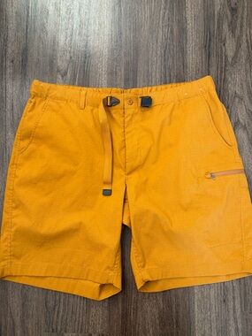 Men's Casual mustard Utility Shorts